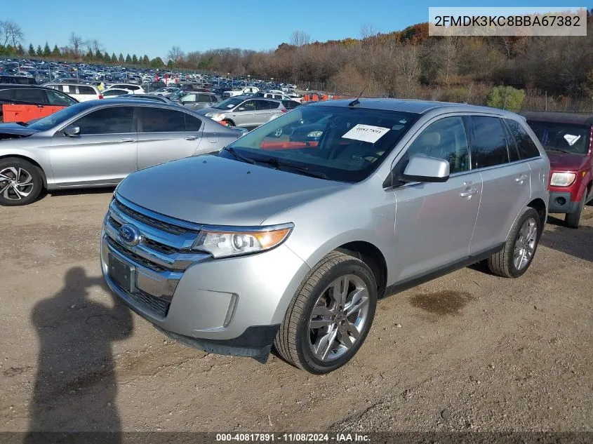 2011 Ford Edge Limited VIN: 2FMDK3KC8BBA67382 Lot: 40817891