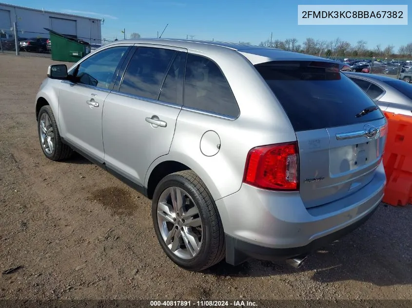 2011 Ford Edge Limited VIN: 2FMDK3KC8BBA67382 Lot: 40817891