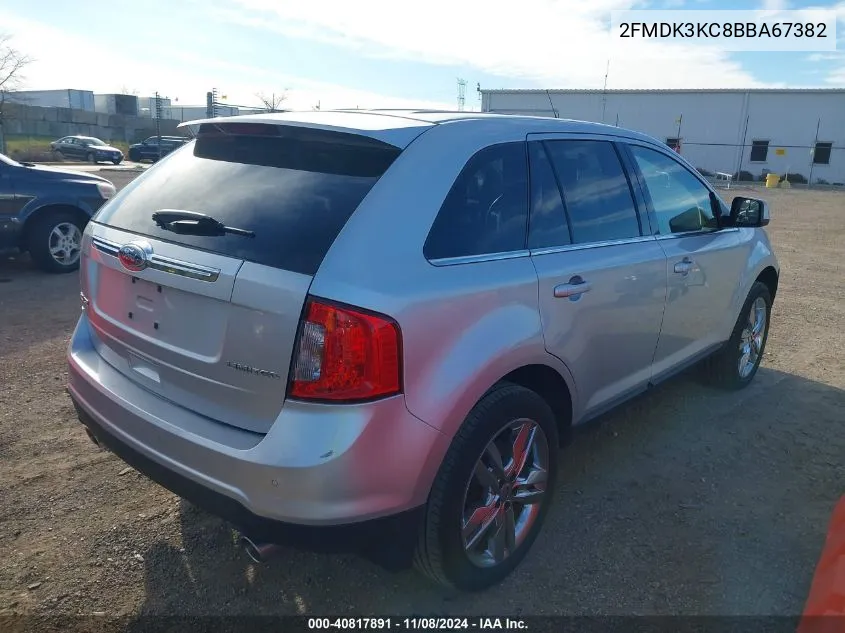 2011 Ford Edge Limited VIN: 2FMDK3KC8BBA67382 Lot: 40817891