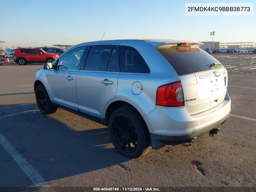 2011 Ford Edge Limited VIN: 2FMDK4KC9BBB38773 Lot: 40848749