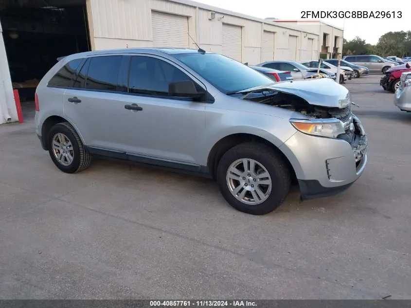 2011 Ford Edge Se VIN: 2FMDK3GC8BBA29613 Lot: 40857761