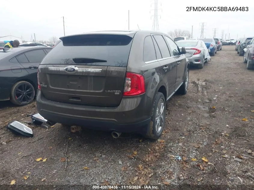 2011 Ford Edge Limited VIN: 2FMDK4KC5BBA69483 Lot: 40878436