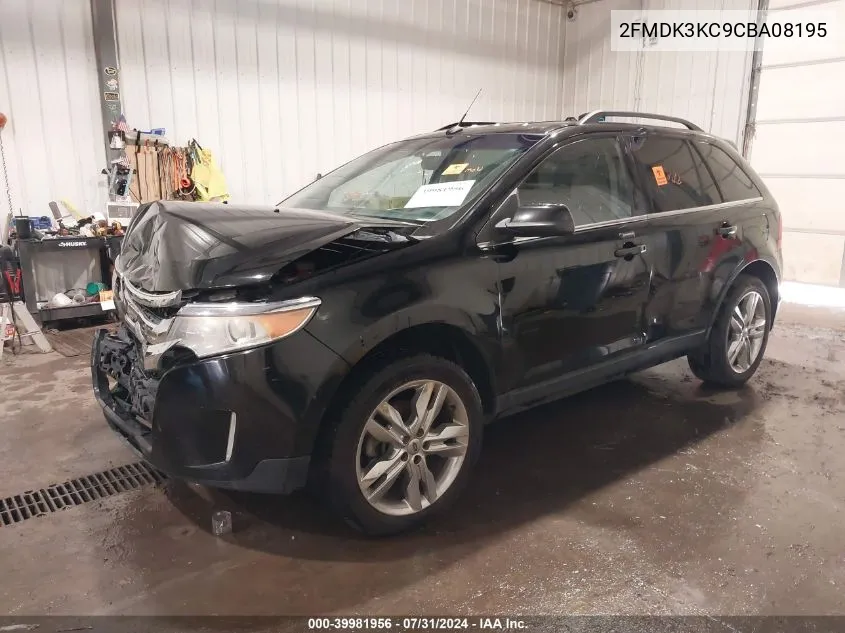 2FMDK3KC9CBA08195 2012 Ford Edge Limited