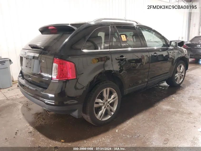 2FMDK3KC9CBA08195 2012 Ford Edge Limited