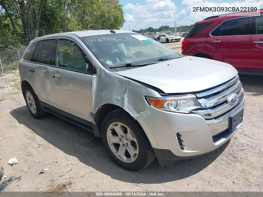 2FMDK3G93CBA22199 2012 Ford Edge Se