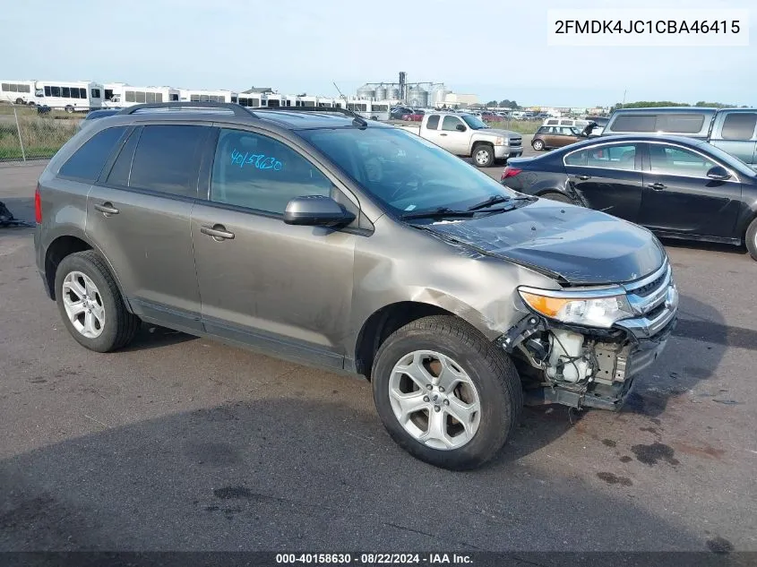 2FMDK4JC1CBA46415 2012 Ford Edge Sel