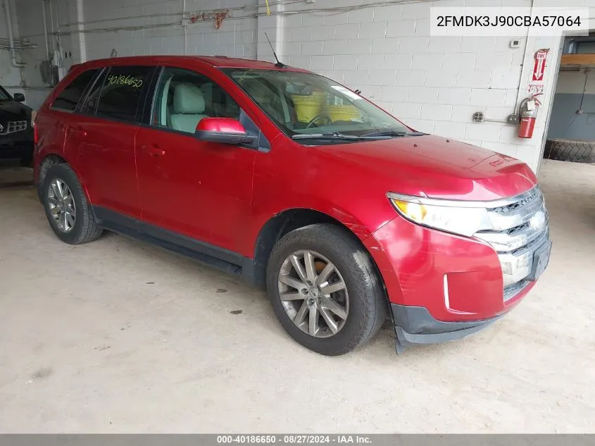 2FMDK3J90CBA57064 2012 Ford Edge Sel