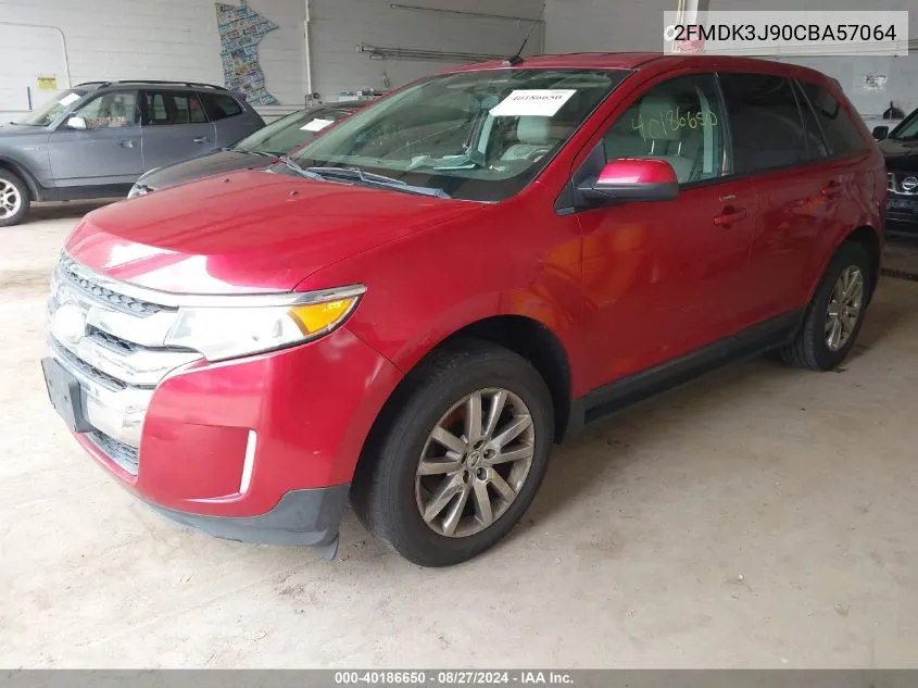 2FMDK3J90CBA57064 2012 Ford Edge Sel