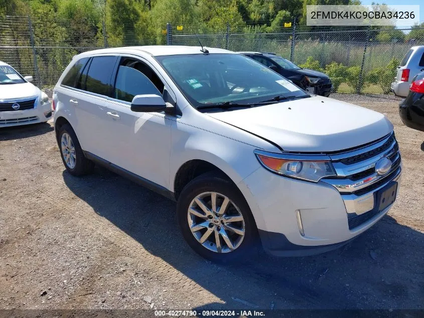 2FMDK4KC9CBA34236 2012 Ford Edge Limited