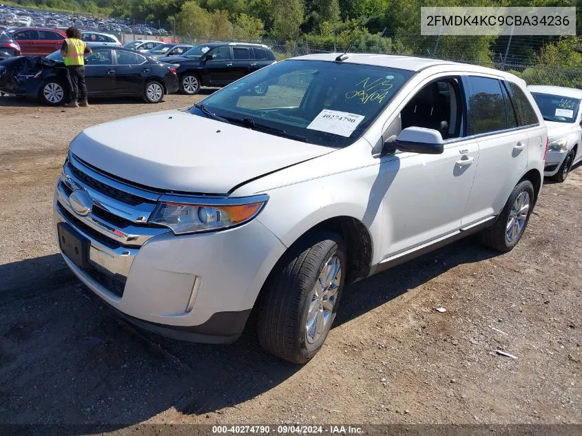 2FMDK4KC9CBA34236 2012 Ford Edge Limited