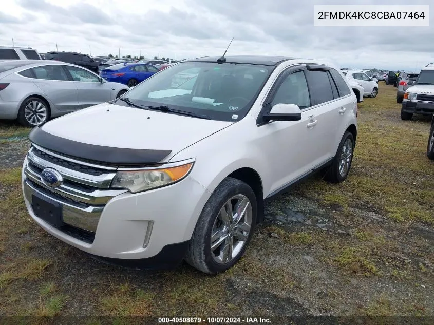 2FMDK4KC8CBA07464 2012 Ford Edge Limited