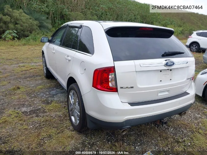 2FMDK4KC8CBA07464 2012 Ford Edge Limited