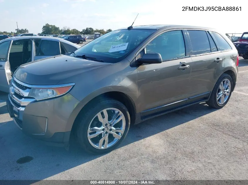 2012 Ford Edge Sel VIN: 2FMDK3J95CBA88861 Lot: 40514908