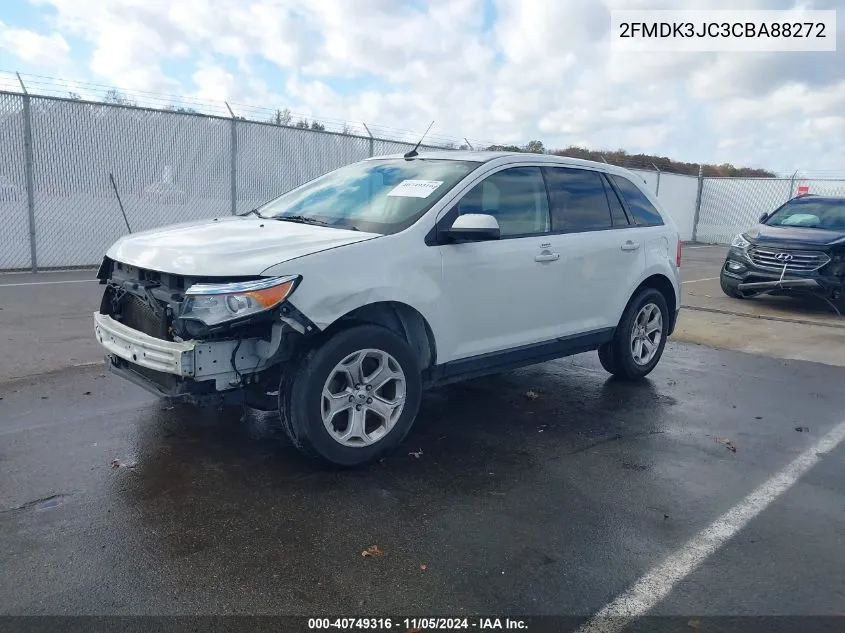 2FMDK3JC3CBA88272 2012 Ford Edge Sel