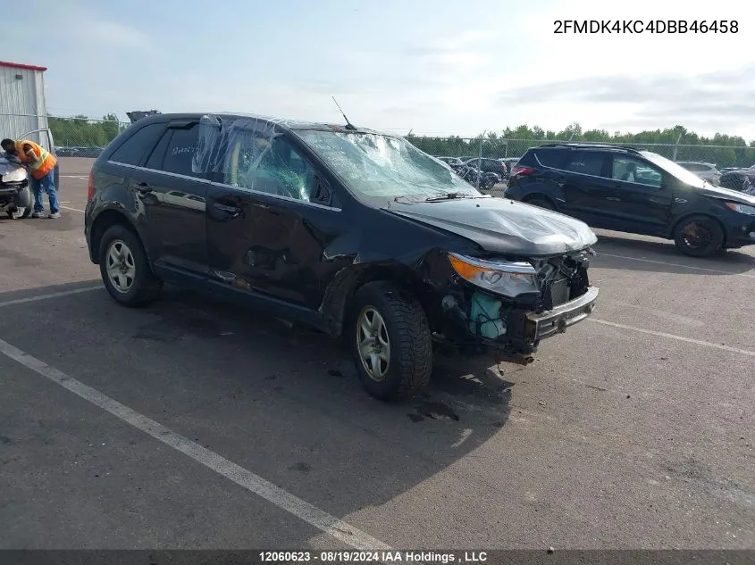 2013 Ford Edge VIN: 2FMDK4KC4DBB46458 Lot: 12060623