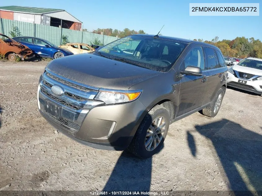 2013 Ford Edge Limited VIN: 2FMDK4KCXDBA65772 Lot: 12123681