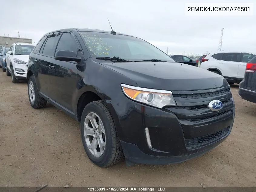 2013 Ford Edge Sel VIN: 2FMDK4JCXDBA76501 Lot: 12135831