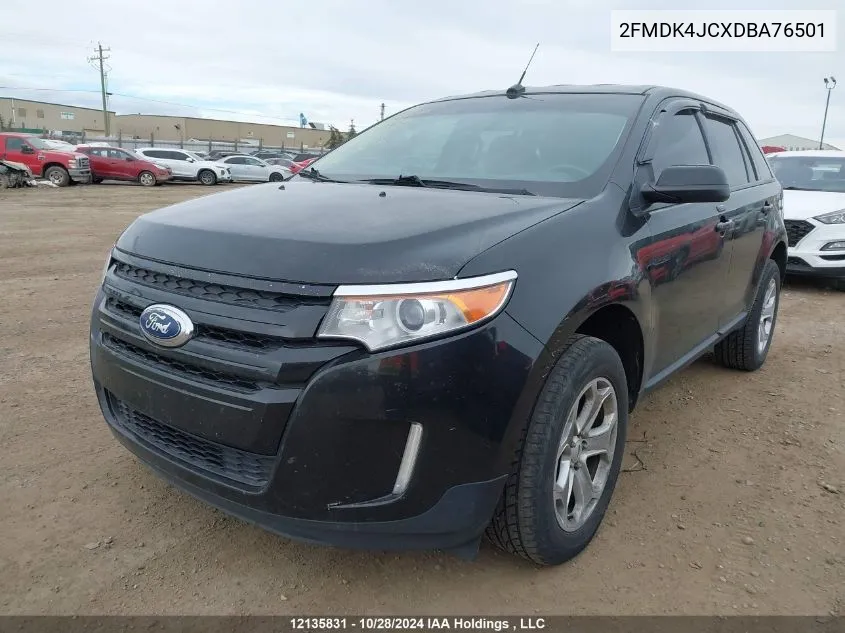 2013 Ford Edge Sel VIN: 2FMDK4JCXDBA76501 Lot: 12135831