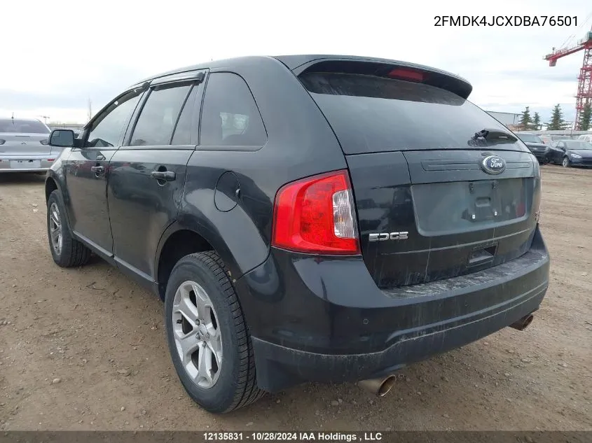 2FMDK4JCXDBA76501 2013 Ford Edge Sel