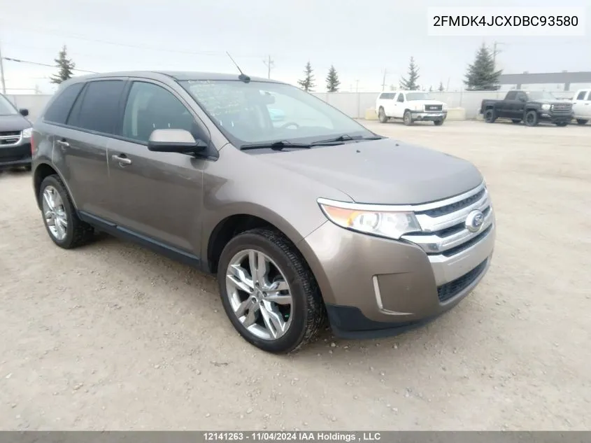 2013 Ford Edge Sel VIN: 2FMDK4JCXDBC93580 Lot: 12141263