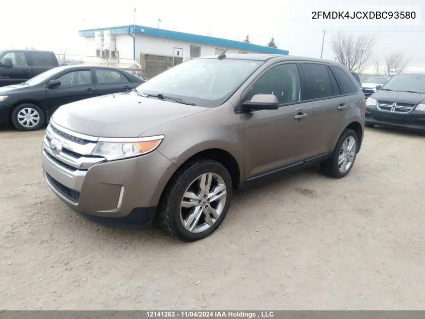 2FMDK4JCXDBC93580 2013 Ford Edge Sel