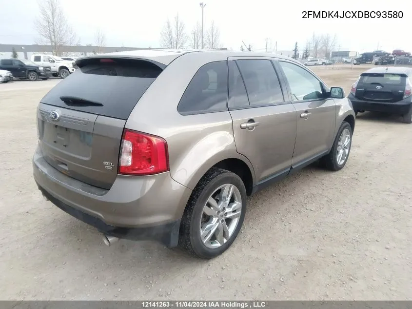 2FMDK4JCXDBC93580 2013 Ford Edge Sel