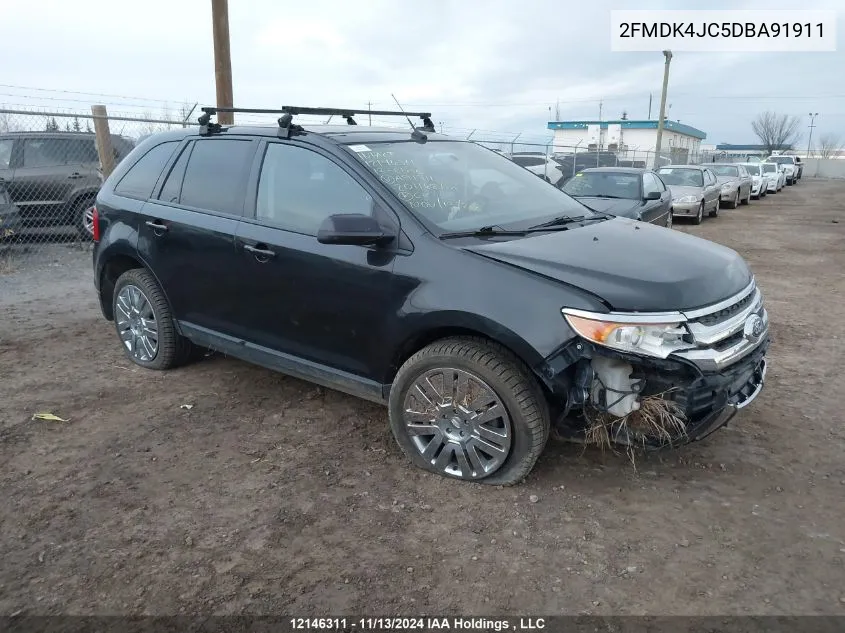 2013 Ford Edge Sel VIN: 2FMDK4JC5DBA91911 Lot: 12146311