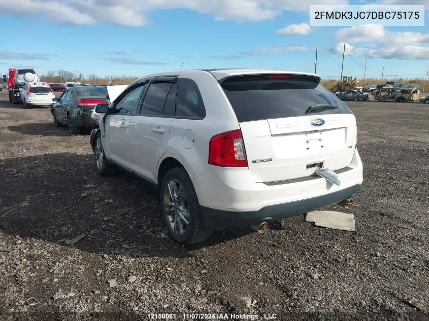 2013 Ford Edge Sel VIN: 2FMDK3JC7DBC75175 Lot: 12150061