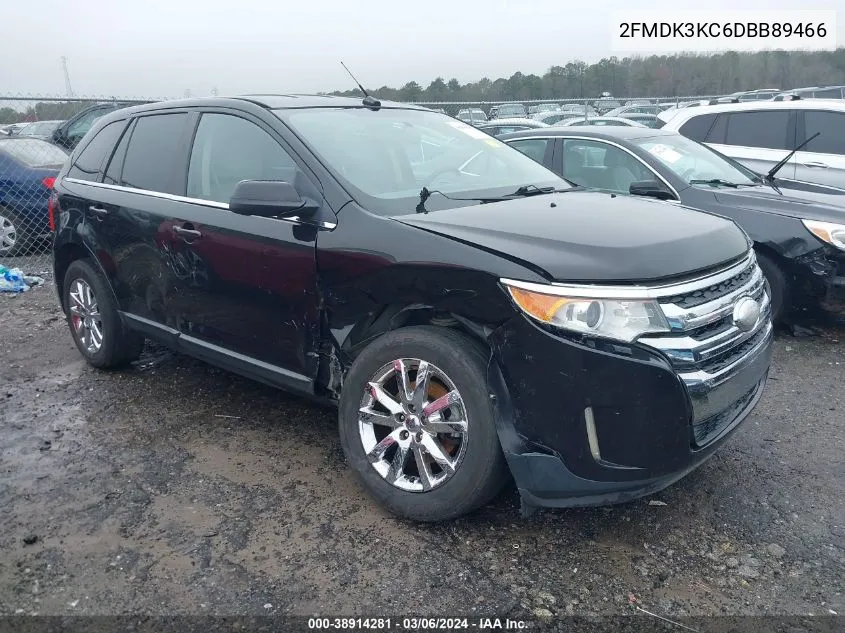 2013 Ford Edge Limited VIN: 2FMDK3KC6DBB89466 Lot: 38914281