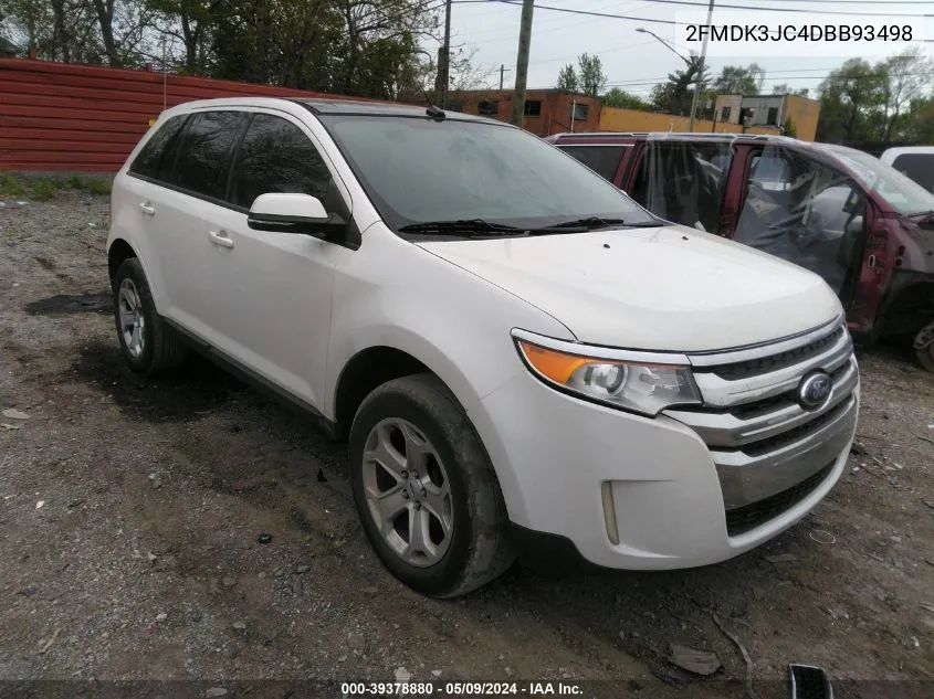 2013 Ford Edge Sel VIN: 2FMDK3JC4DBB93498 Lot: 39378880