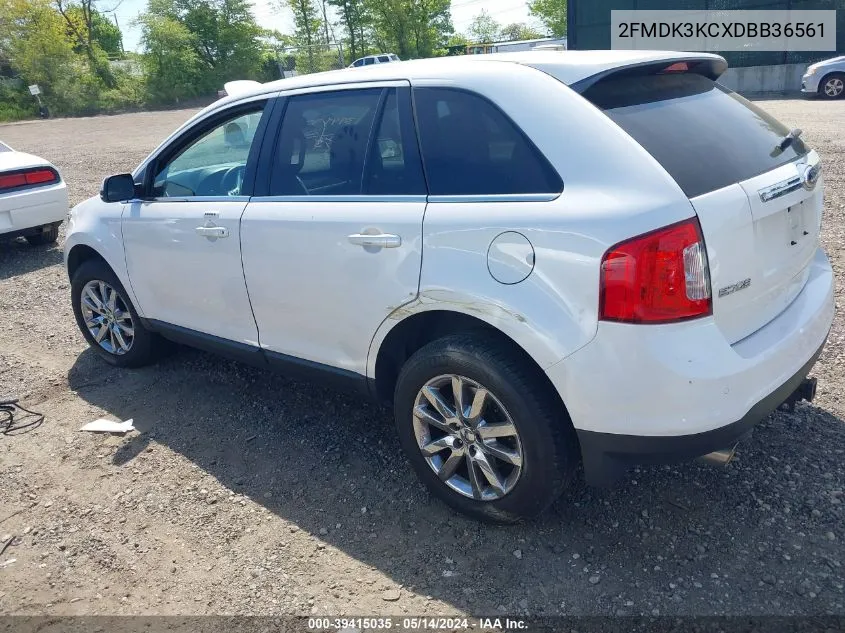 2013 Ford Edge Limited VIN: 2FMDK3KCXDBB36561 Lot: 39415035