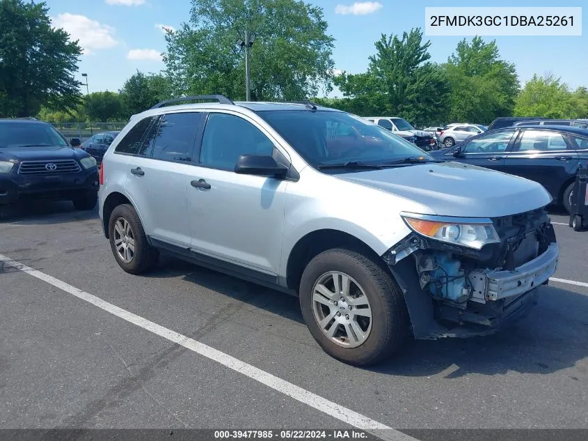 2013 Ford Edge Se VIN: 2FMDK3GC1DBA25261 Lot: 39477985