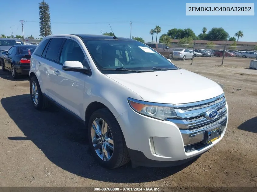 2013 Ford Edge Sel VIN: 2FMDK3JC4DBA32052 Lot: 39766008