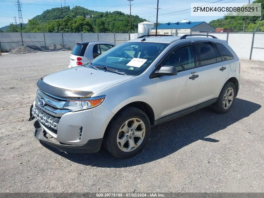 2013 Ford Edge Se VIN: 2FMDK4GC8DBB05291 Lot: 39775198