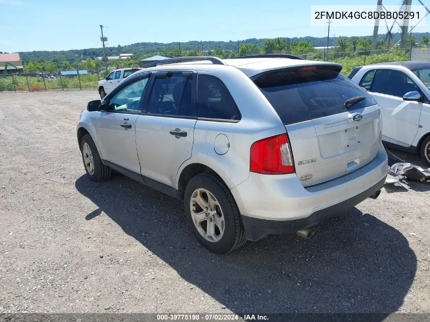 2013 Ford Edge Se VIN: 2FMDK4GC8DBB05291 Lot: 39775198