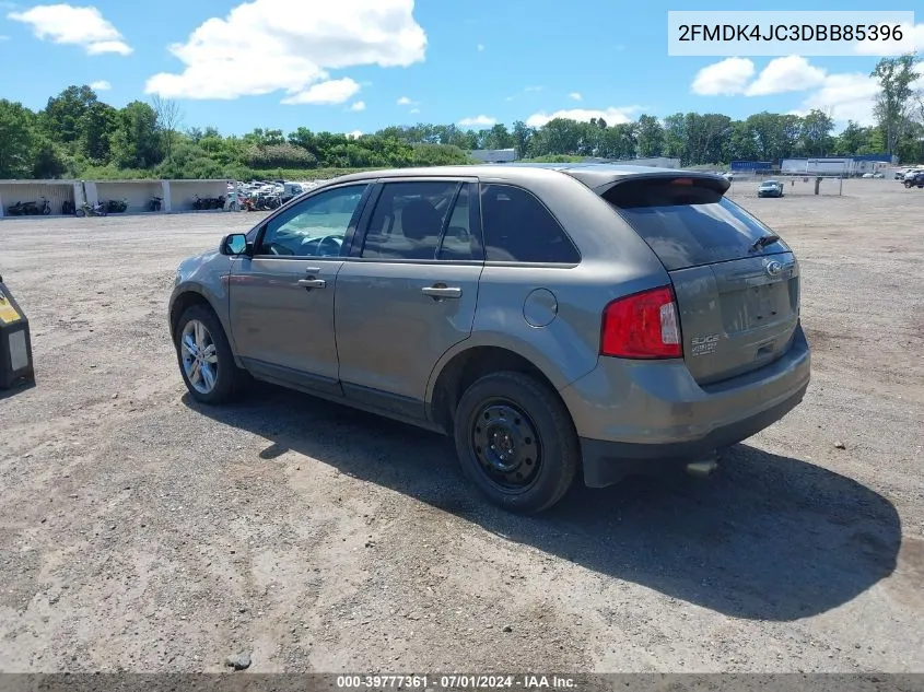 2013 Ford Edge Sel VIN: 2FMDK4JC3DBB85396 Lot: 39777361