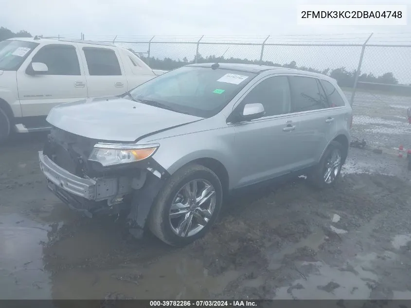 2FMDK3KC2DBA04748 2013 Ford Edge Limited