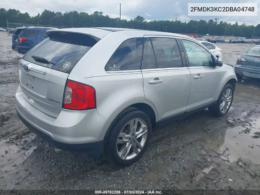 2FMDK3KC2DBA04748 2013 Ford Edge Limited