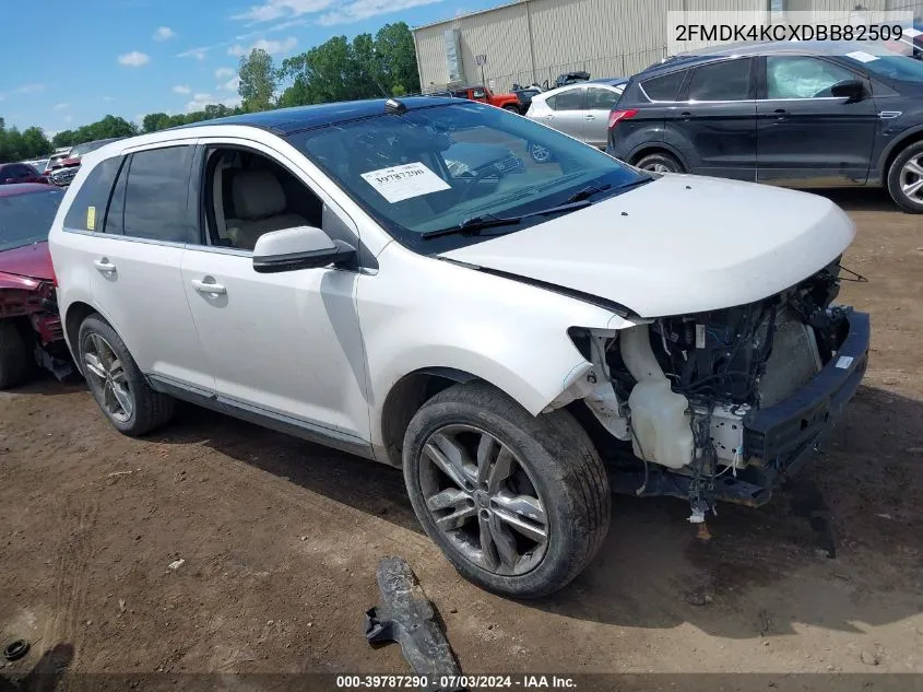 2013 Ford Edge Limited VIN: 2FMDK4KCXDBB82509 Lot: 39787290