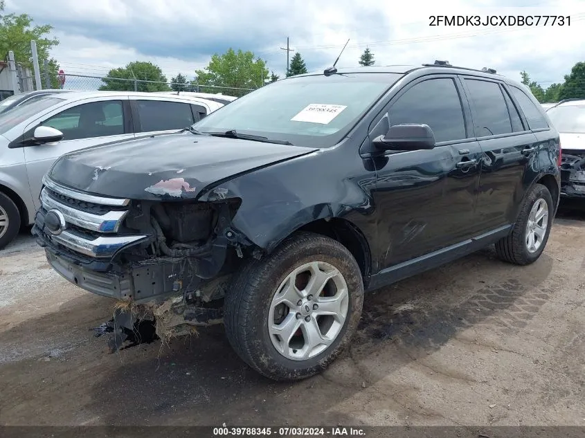 2FMDK3JCXDBC77731 2013 Ford Edge Sel