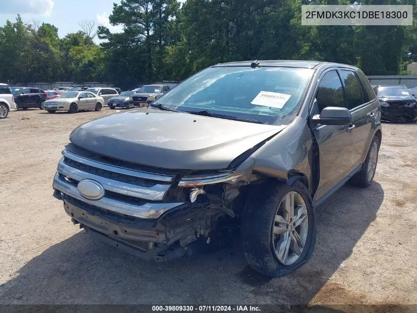 2013 Ford Edge Limited VIN: 2FMDK3KC1DBE18300 Lot: 39809330