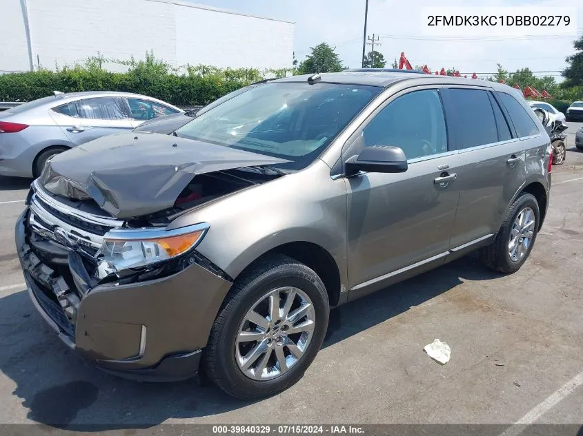 2FMDK3KC1DBB02279 2013 Ford Edge Limited