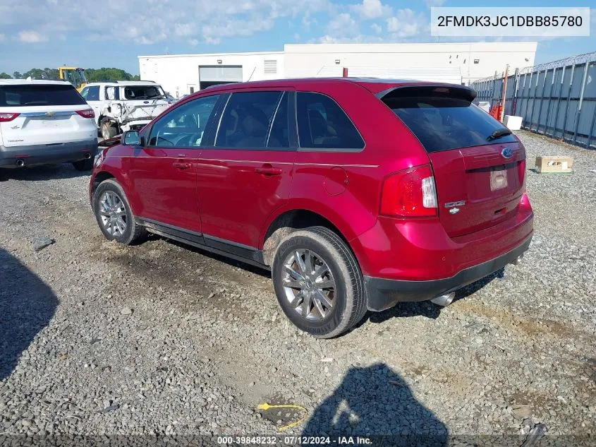 2013 Ford Edge Sel VIN: 2FMDK3JC1DBB85780 Lot: 39848232