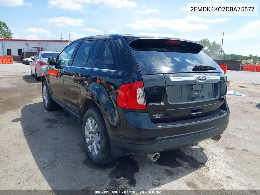 2013 Ford Edge Limited VIN: 2FMDK4KC7DBA75577 Lot: 39904907