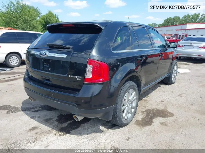 2013 Ford Edge Limited VIN: 2FMDK4KC7DBA75577 Lot: 39904907