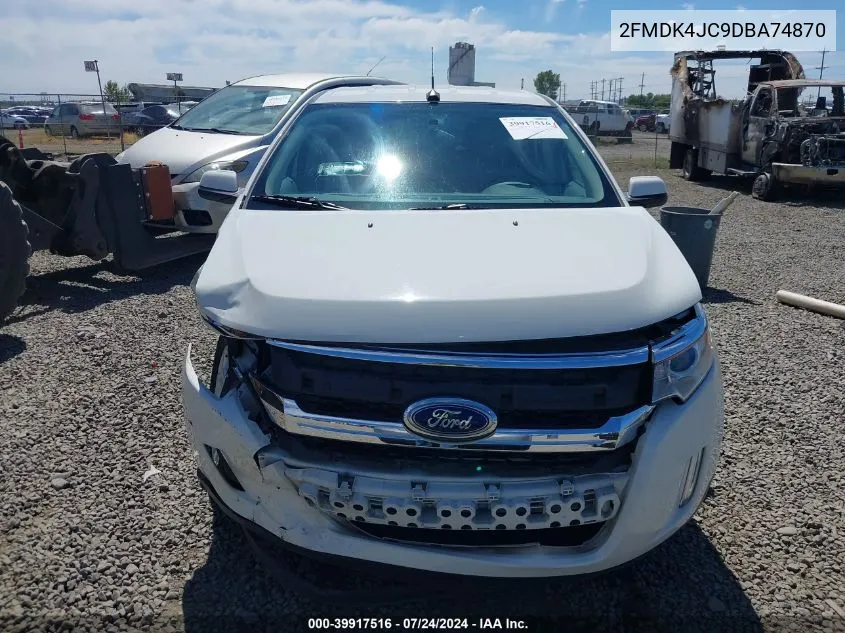 2FMDK4JC9DBA74870 2013 Ford Edge Sel