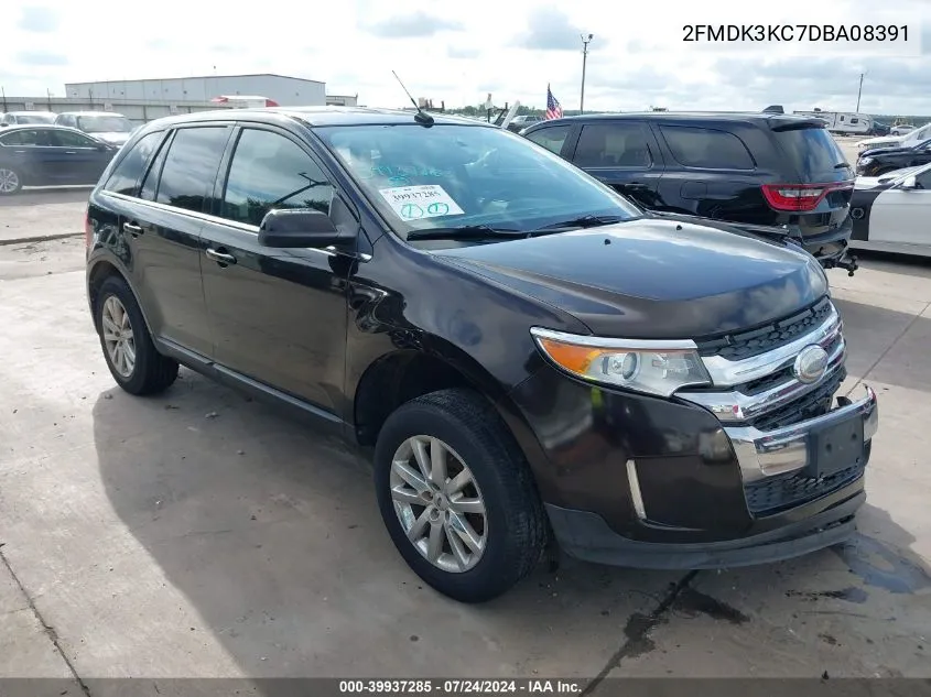 2013 Ford Edge Limited VIN: 2FMDK3KC7DBA08391 Lot: 39937285