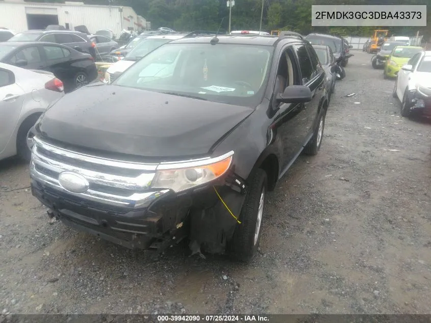 2FMDK3GC3DBA43373 2013 Ford Edge Se