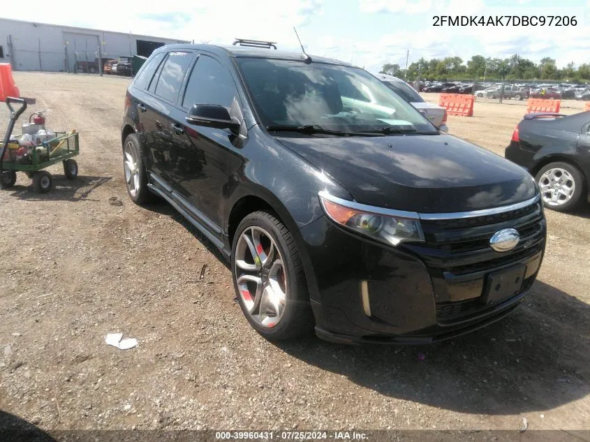 2FMDK4AK7DBC97206 2013 Ford Edge Sport