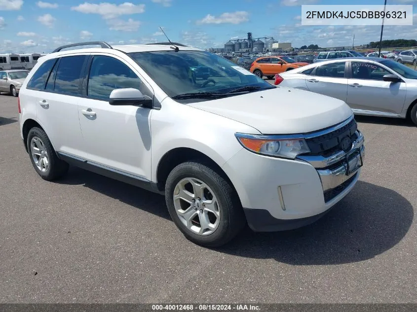 2013 Ford Edge Sel VIN: 2FMDK4JC5DBB96321 Lot: 40012468